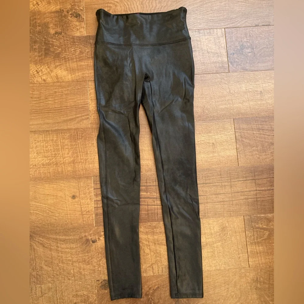 SPANX black faux